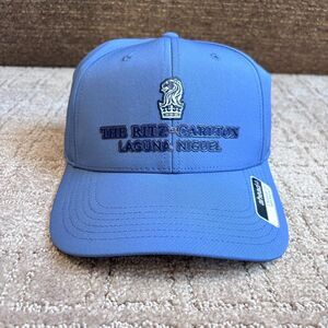 Ritz Carlton Laguna Niguel Ahead Performance Cap Blue Strapback Ultimate Fit NWT